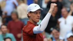 Sinner Fights Back To Beat Shapovalov In Four Sets