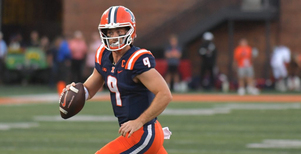 Watch:  Illinois Quarterback Luke Altmyer Post Game Vs
