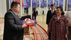 Kim Meets Families Of North Korea Soldiers Killed Fighting In Ukraine