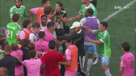 Miami's Suárez Appears To Spit On Seattle Staffer