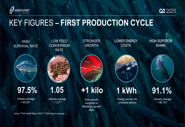 Andfjord Salmon Q2 2025 Slides: NOK 1