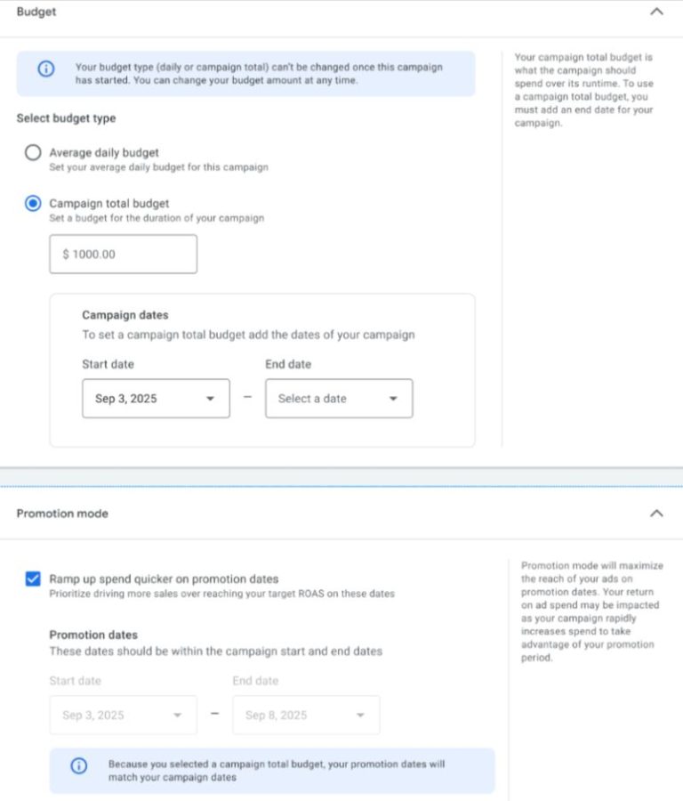 Google Ads Tests New Promo Focused Budget Tools