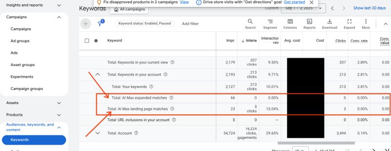 Google Ads Adds New Reporting For AI Max Campaigns