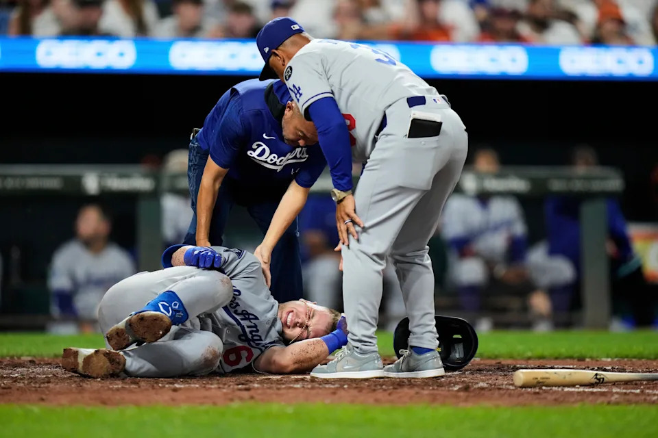 Dodgers' Rushing To Have CT Scan Saturday After Suffering Knee Inury Friday In Loss To Orioles