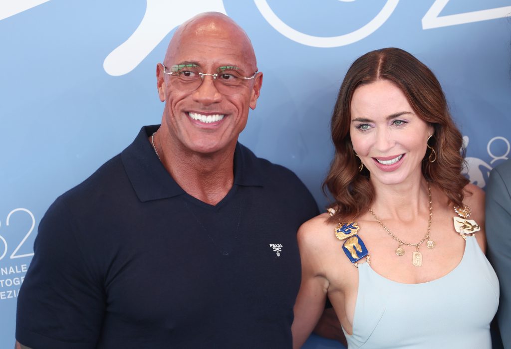 Dwayne Johnson Says ‘The Smashing Machine’ Couldn’t Happen ‘Without My Best Friend’ Emily Blunt