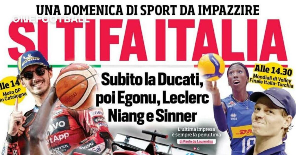 Today’s Papers: All Of Italy, Super Sunday Of Sport