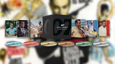 James Bond 6 Film Steelbook Library 4K Blu Ray Collection In Stock At Walmart (September 9)