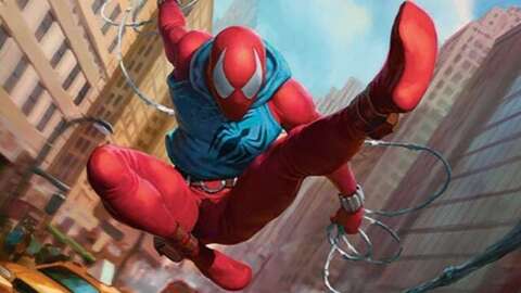 Here Are Two New Spider Men Cards From The Magic: The Gathering   Spider Man Set
