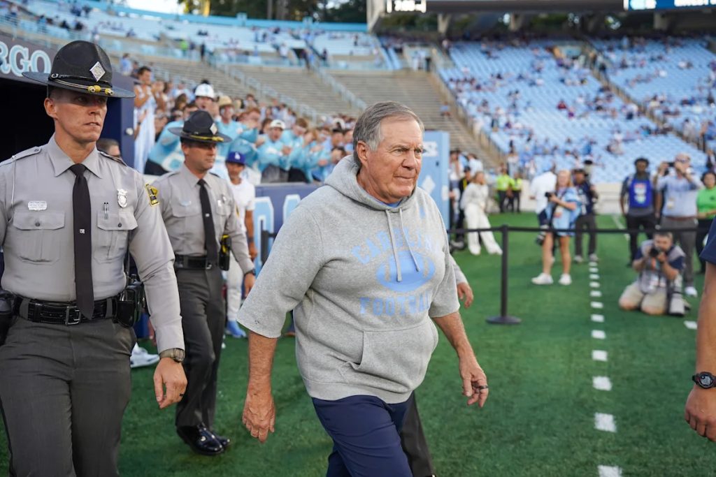 Michael Jordan, Lawrence Taylor, Roy Williams Headline List Of Celebs At Bill Belichick's North Carolina Coaching Debut Against TCU