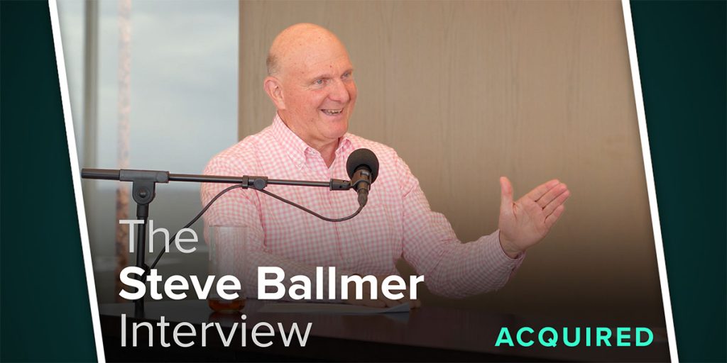 The Steve Ballmer Interview