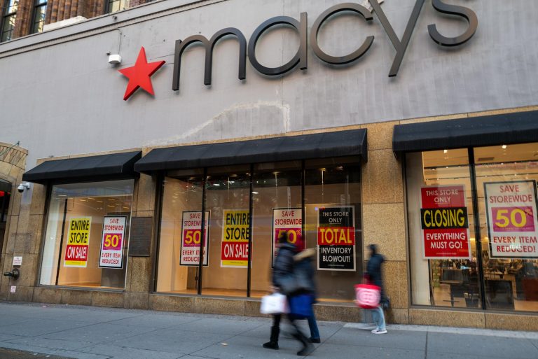 Macy's Stock Soars As Sales Rise By Most In 3 Years, Company Plans More Store Closures
