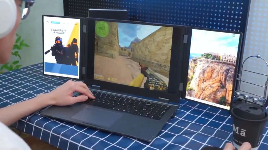 A Laptop Brand I've Never Heard Of Beat Razer's Project Valerie To The Market With A Three Screen Laptop