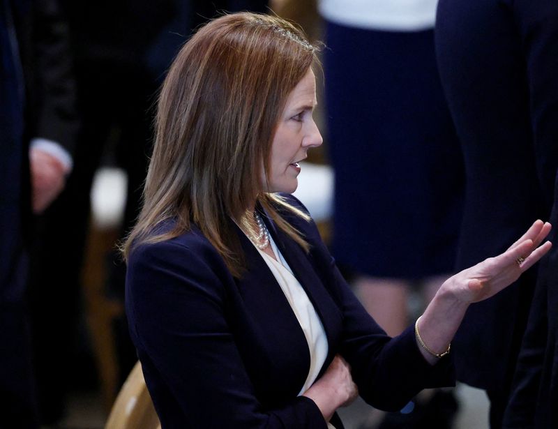 Supreme Court's Barrett Says US Not In Constitutional Crisis