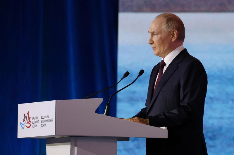 Putin Says Any Western Troops In Ukraine Would Be Fair Targets
