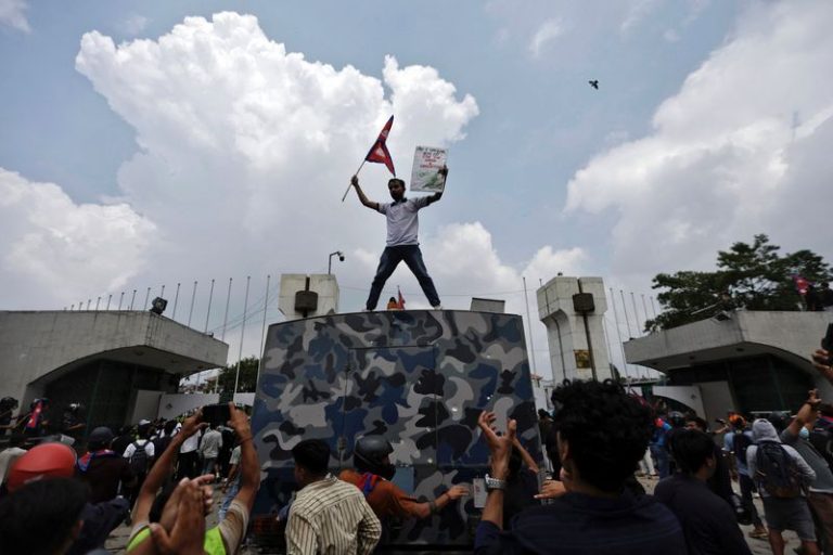 Nepali Police Fire Tear Gas And Rubber Bullets At Protesters Outside Parliament
