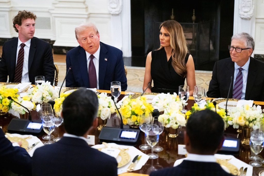 Tech CEOs Praise Donald Trump At White House Dinner