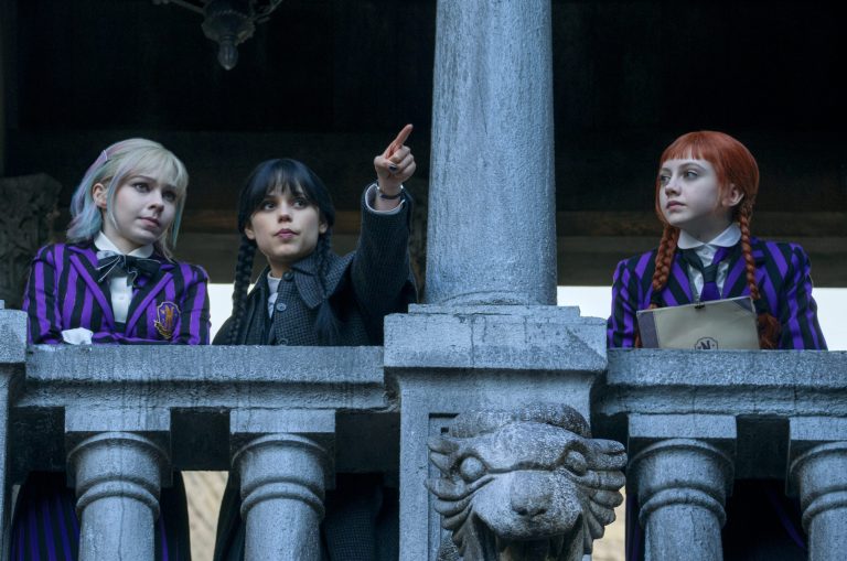 ‘Wednesday’ Creators Talk Enid’s Sacrifice As Stars Emma Myers & Evie Templeton Discuss Their Season 2 Dance Duet
