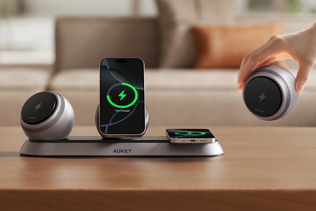 Aukey’s New Wireless Charger Gives You More Freedom Through The Power Of The Orbs
