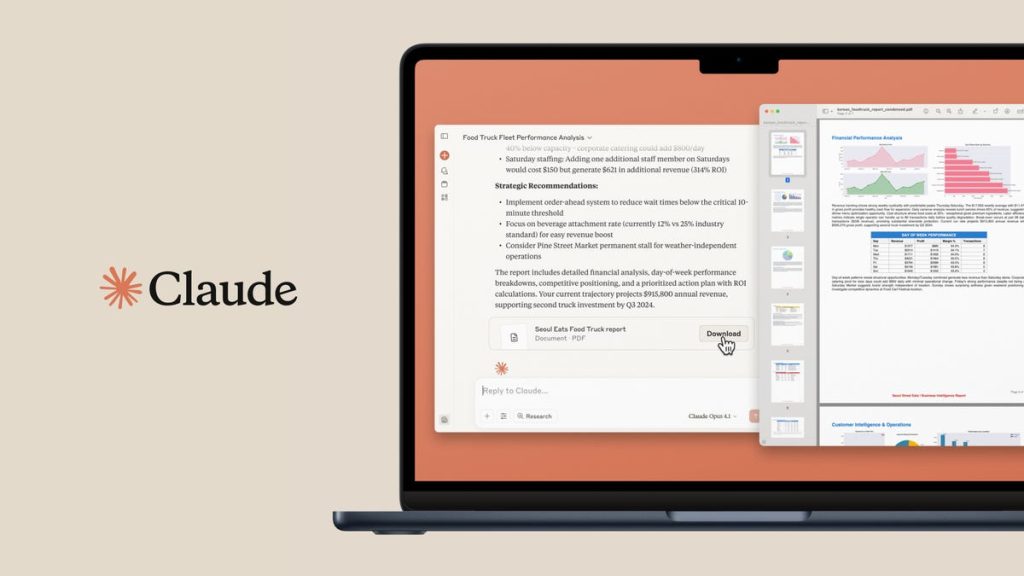 Claude Can Create PDFs, Slides, And Spreadsheets For You Now In Chat