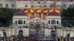 Nepal Parliament Set On Fire After PM Resigns Over Anti Corruption Protests