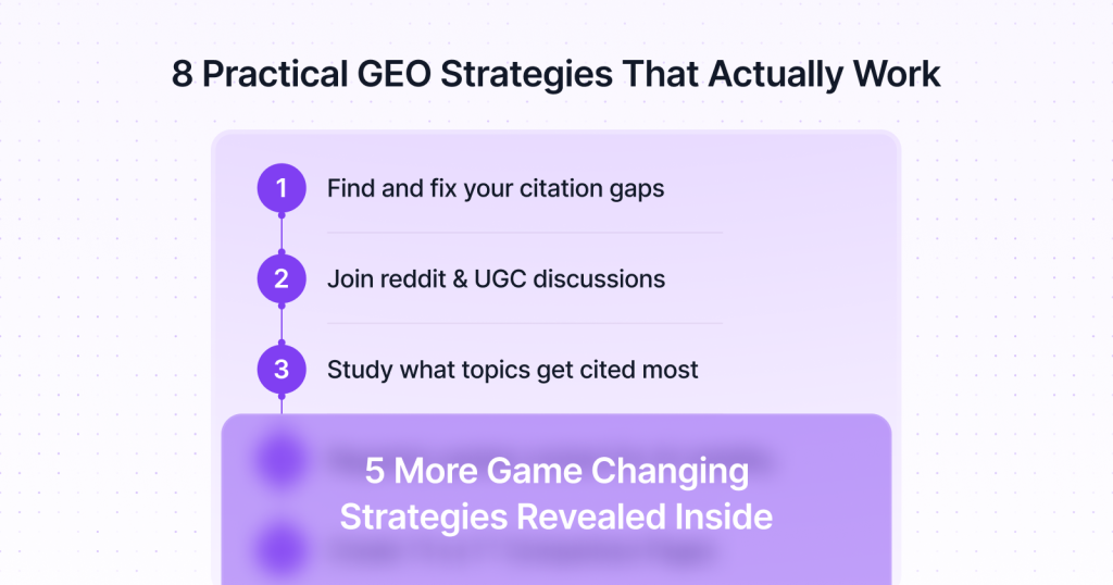 8 Generative Engine Optimization (GEO) Strategies For Boosting AI Visibility In 2025 Via @sejournal, @samanyougarg
