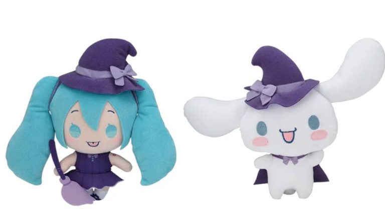 Halloween Hatsune Miku X Cinnamoroll Plush Teased