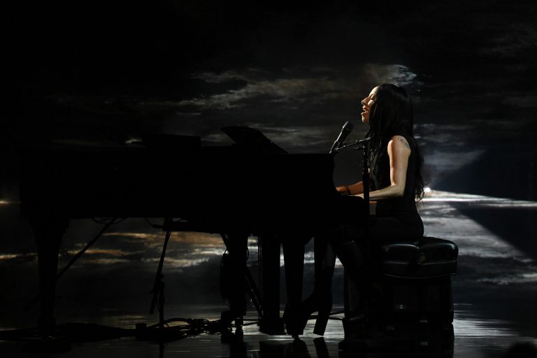 Watch Lady Gaga Perform “Vanish Into You” On Colbert