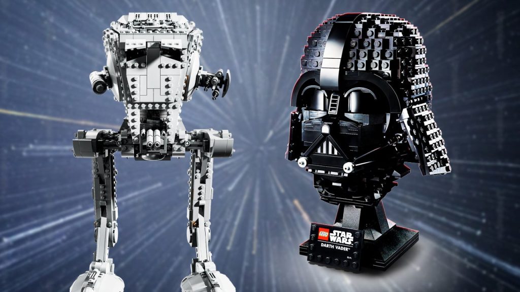 Save 25% Off This Incredible LEGO Star Wars Darth Vader Helmet And AT ST Walker Bundle
