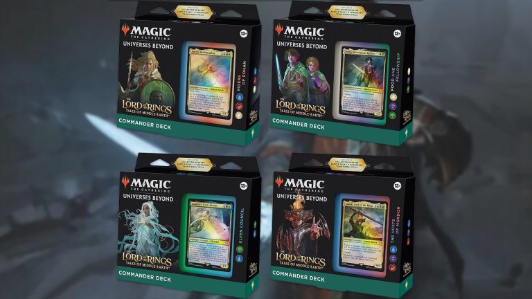 Magic's Lord Of The Rings Commander Decks Are Finally Back In Stock At Amazon, And Some Are Even Discounted