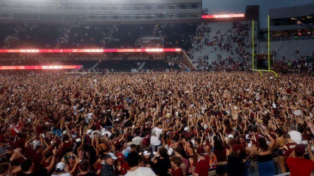 FSU Draws ACC's First $50K Fine For Storming Field