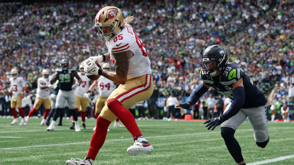 49ers' Kittle Exits Early With Hamstring Injury