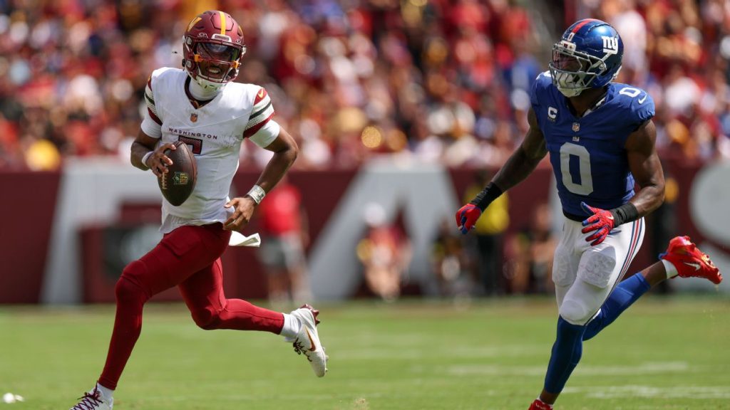 'He Talks A Lot': Jayden Daniels, Brian Burns Sound Off On In Game Trash Talk