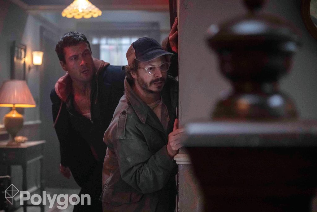 The Running Man Exclusive New Image: Michael Cera And Glen Powell On The Run?