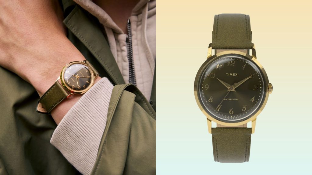 Timex Just Turned Your Favorite Jacket Into A Wildly Luxurious Watch