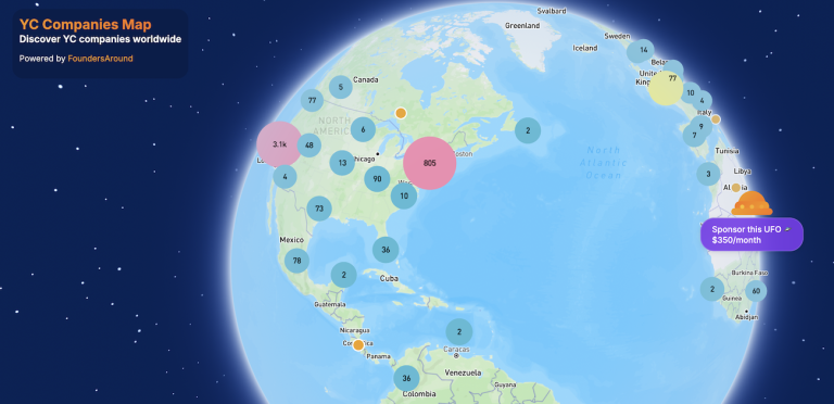 Show HN: A Map Of All YC Companies (5,300 Startups By Batch And Location)
